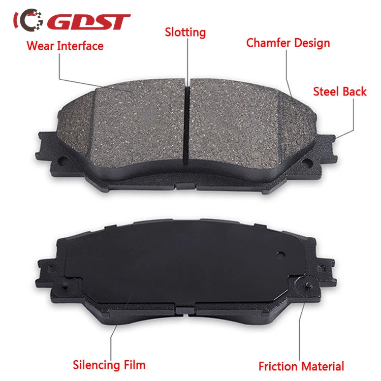 GDST Semi-Metal Ceramic Brake Pad for Toyota Nissan Mitsubishi Honda Mazda Hyundai