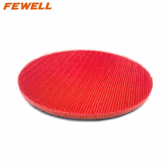 4 polegadas 100mm M14 Gancho de borracha e almofadas de apoio de laço Suporte de almofadas de plástico para almofadas de polimento