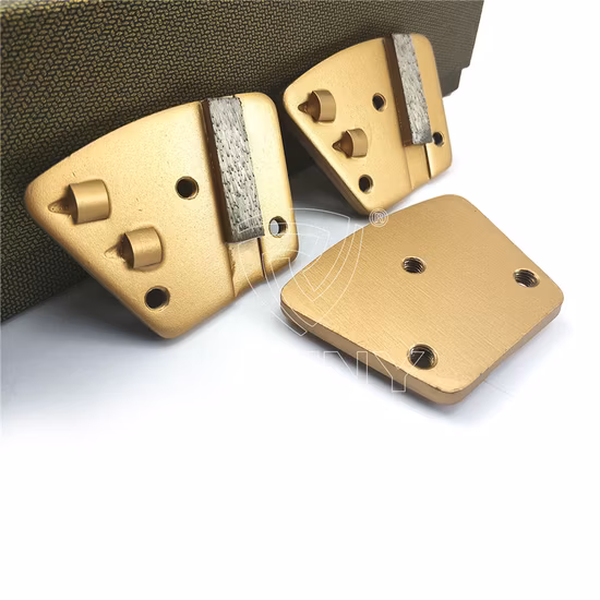 Disco de retificação de diamante de asa trapezoidal PCD Blastrac para remoção de mástique de cola epóxi de piso de concreto